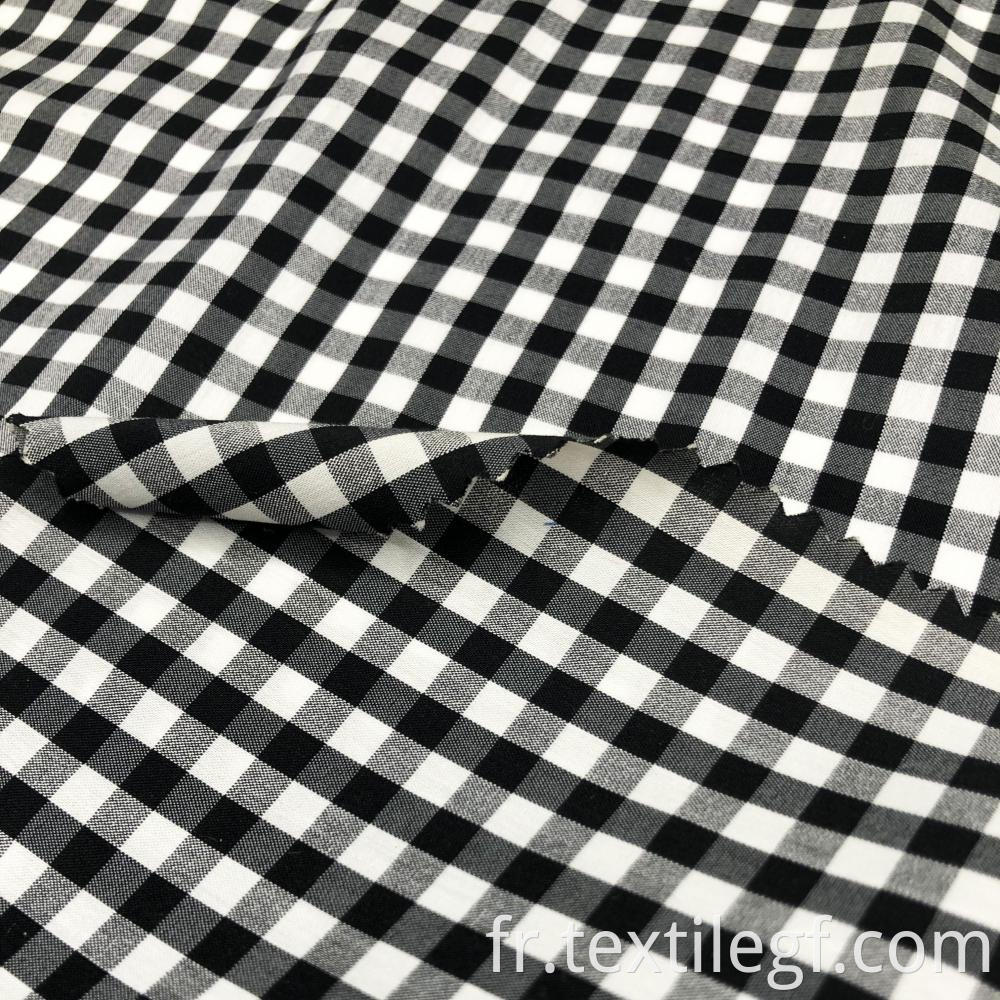 Plaid Pattern Poplin Fabric